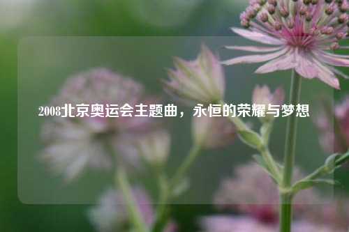 2008北京奥运会主题曲，永恒的荣耀与梦想